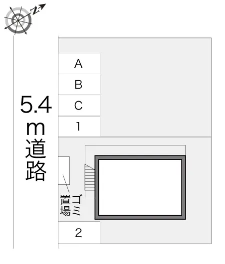 ★手数料０円★府中市多磨町　月極駐車場（LP）